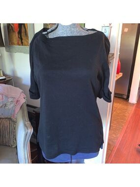 Women's Lauren Ralph Lauren Top, Size M, Black